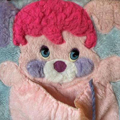 LOT 88: Vintage Strawberry Shortcake Doll, Popples Fuzzy Pillow Cover, Strawberry Shortcake Ornament, Strawberry Shortcake Music Box,...