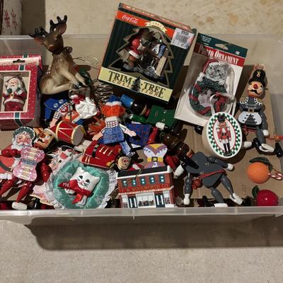 LOT 89: Basement Finds Holiday Ornaments & More