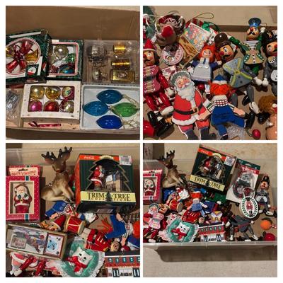 LOT 89: Basement Finds Holiday Ornaments & More