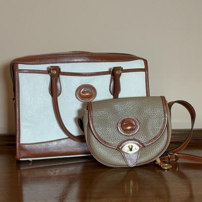 LOT 91: Dooney & Burke Purse & Crossbody Purse