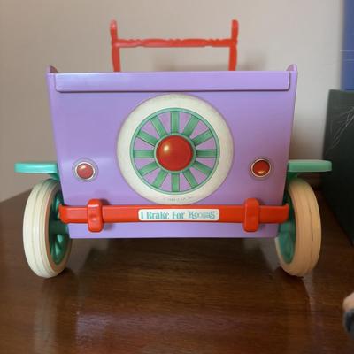 LOT 94: Vintage/Fun Children's Toys: Cabbage Patch Kids Wind-Up Buggy, Kraft Barbie, Strawberry Shortcake, Trolls & More