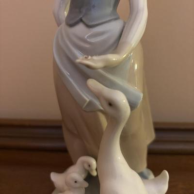 LOT 95: Lladro "Snails for the Ducks" Figure & "Little Duck" Figure
