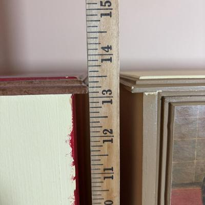 LOT 100: Here Kitty! Kitty! Home Decor, Cross Stich Grey Tabby, Woven Cat Tapestries, & More