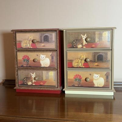 LOT 100: Here Kitty! Kitty! Home Decor, Cross Stich Grey Tabby, Woven Cat Tapestries, & More