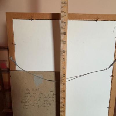 LOT 100: Here Kitty! Kitty! Home Decor, Cross Stich Grey Tabby, Woven Cat Tapestries, & More