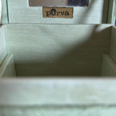 LOT 101: Framed Mixed Media Art Painting, Embroidered/Beaded Slippers, Multi-Colored Asian Motif Bag & More