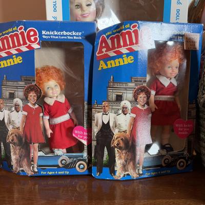 LOT 102: Wizard of Oz Action Figures, Our Gang Action Figures, Shirley Temple Dolls, Vintage Nurse Doll, Mickey Mouse Club Doll (missing...