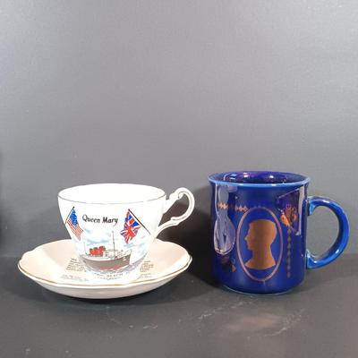 LOT 186: Regal Collection of English Royals Memorabilia Including a Wedgewood Princess Diana Plate, Royal Albert, Diana & Charles...