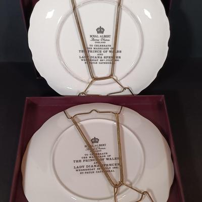 LOT 186: Regal Collection of English Royals Memorabilia Including a Wedgewood Princess Diana Plate, Royal Albert, Diana & Charles...