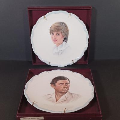 LOT 186: Regal Collection of English Royals Memorabilia Including a Wedgewood Princess Diana Plate, Royal Albert, Diana & Charles...