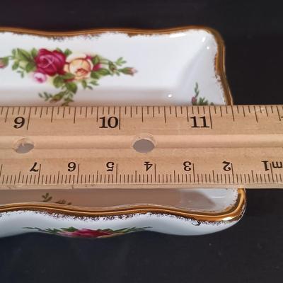 LOT 189: Royal Albert Old Country Roses Tea Pots. Jam Jar, Cracker Tray & More