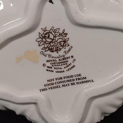 LOT 189: Royal Albert Old Country Roses Tea Pots. Jam Jar, Cracker Tray & More