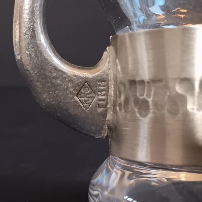 LOT 190: Ralph Lauren Edward Collection Crystal Decanter, Schott Mainz Jena Glasses & Magnor Glass