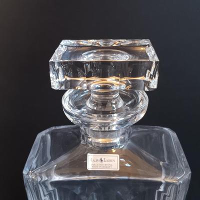 LOT 190: Ralph Lauren Edward Collection Crystal Decanter, Schott Mainz Jena Glasses & Magnor Glass