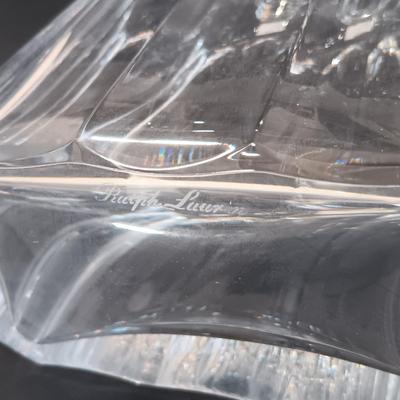 LOT 190: Ralph Lauren Edward Collection Crystal Decanter, Schott Mainz Jena Glasses & Magnor Glass