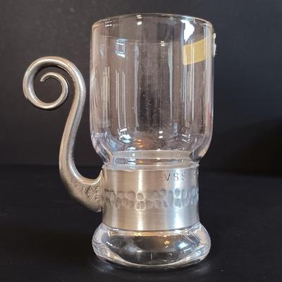 LOT 190: Ralph Lauren Edward Collection Crystal Decanter, Schott Mainz Jena Glasses & Magnor Glass