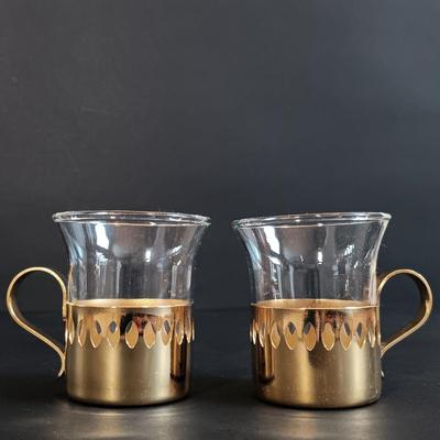 LOT 190: Ralph Lauren Edward Collection Crystal Decanter, Schott Mainz Jena Glasses & Magnor Glass