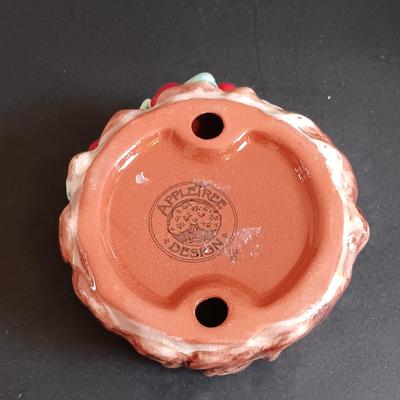 LOT 192: Bella Casa by Ganz Fruit Art Plates, Berkley Jenson Serving Platter, Coyne's Co. Picnic Basket Cheese Knife Set & More