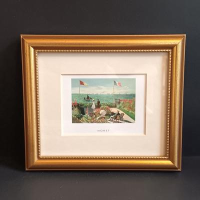 LOT 195: Vintage Cobalt Blue Sailboat Glass, S.S. Oceanic Coaster Set, Global Miniatures Artist Signed Prints & More