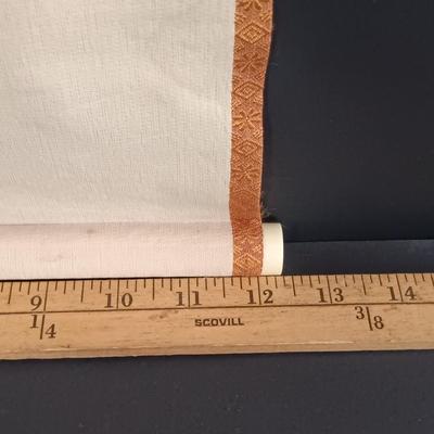 LOT 198: Vintage Embroidered Tapestry, Tourist Dolls, Chinese Paper Art & Mini Dragon Pottery