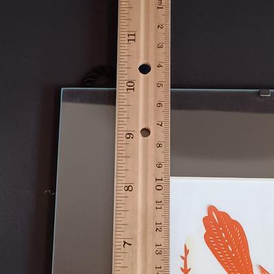 LOT 199: Set of (3) Framed Chinese Paper Art Birds, Framed Lee's Group 24K Gold Edged Plate & More