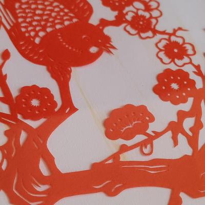 LOT 199: Set of (3) Framed Chinese Paper Art Birds, Framed Lee's Group 24K Gold Edged Plate & More