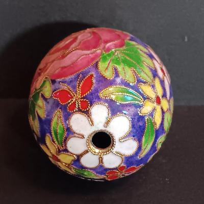 LOT 201: Collection of Cloisonne and Cloisonne-Inspired Jewelry & Figurines