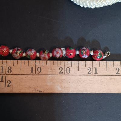 LOT 201: Collection of Cloisonne and Cloisonne-Inspired Jewelry & Figurines