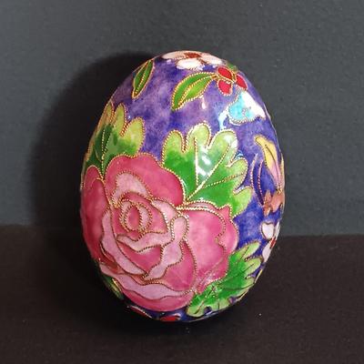 LOT 201: Collection of Cloisonne and Cloisonne-Inspired Jewelry & Figurines