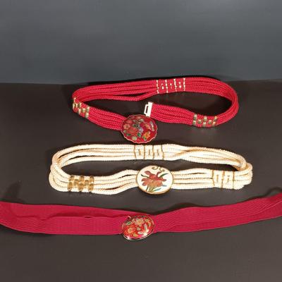 LOT 201: Collection of Cloisonne and Cloisonne-Inspired Jewelry & Figurines