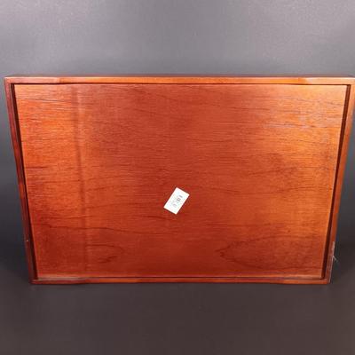 LOT 205: Royal Doulton Old Country Rose Tile Tray and Trivet, Royal Albert Holiday Chip and Dip Plate and Colander