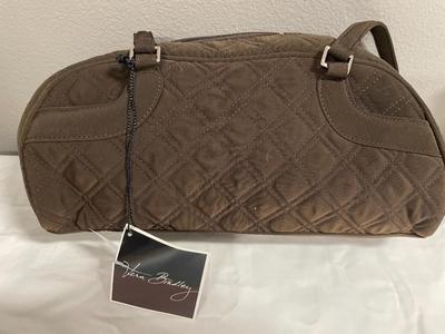 Vera Bradley Petite Bowler Espresso handbag