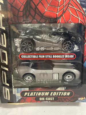 3 sets Spider-Man die cast cars