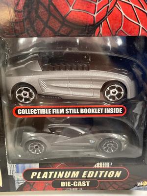 3 sets Spider-Man die cast cars