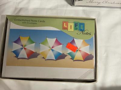 Christmas and note cards