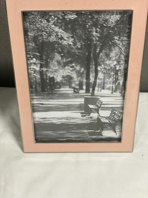 Precious moments, workbook, set, miniature tea, set and pink picture frame