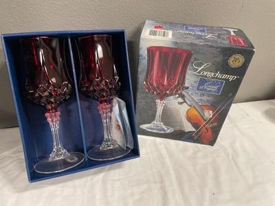 Longchamp water goblets
