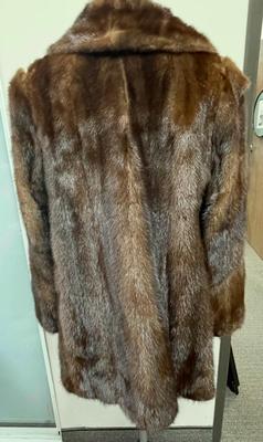 Woman's Medium Brown Vintage Fur Coat