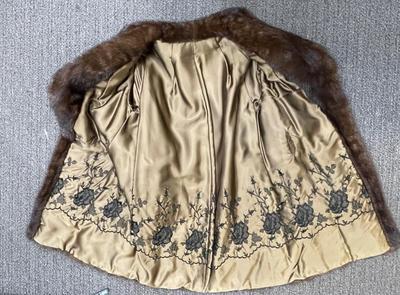 Woman's Medium Brown Vintage Fur Coat