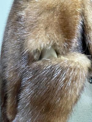 Woman's Medium Brown Vintage Fur Coat