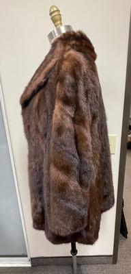 Woman's Medium Brown Vintage Fur Coat