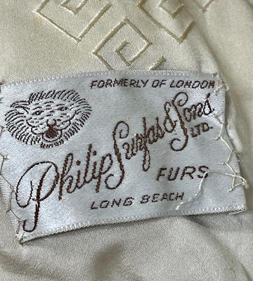 Vintage Belted Silver Mink Coat