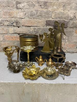Mostly brass lot