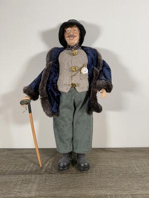 LOT 7B: Dennis East International Christmas Caroler William (17.5”)