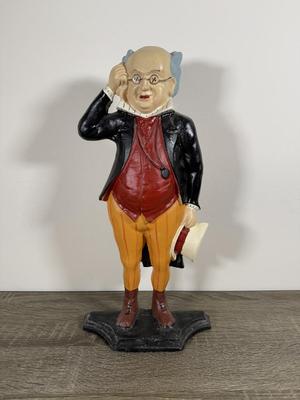 LOT 11B: Painted Cast Iron Benjamin Franklin Doorstop