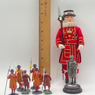 LOT 201K: British Guard Figurines - King & Country and More