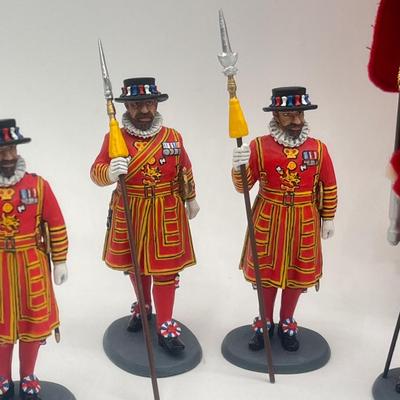 LOT 201K: British Guard Figurines - King & Country and More