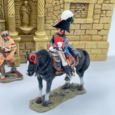 LOT 204K: King & Country Remember the Alamo Metal Toy Soldier Figurine Set