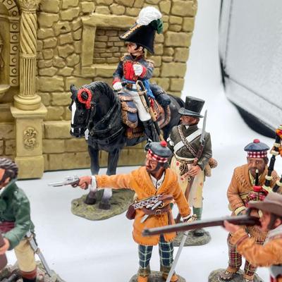 LOT 204K: King & Country Remember the Alamo Metal Toy Soldier Figurine Set