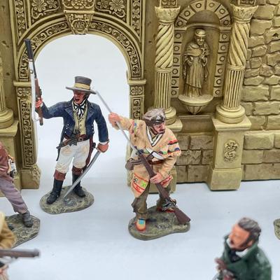 LOT 204K: King & Country Remember the Alamo Metal Toy Soldier Figurine Set